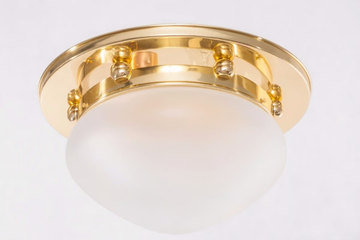 PARIS 25/1 - Brass ceiling light by Patinas Lighting - view 3